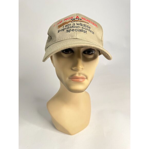 Novelty Baseball Cap "I Am Not A Hunter I Am A Wildlife Population Control Speci - Picture 9 of 16